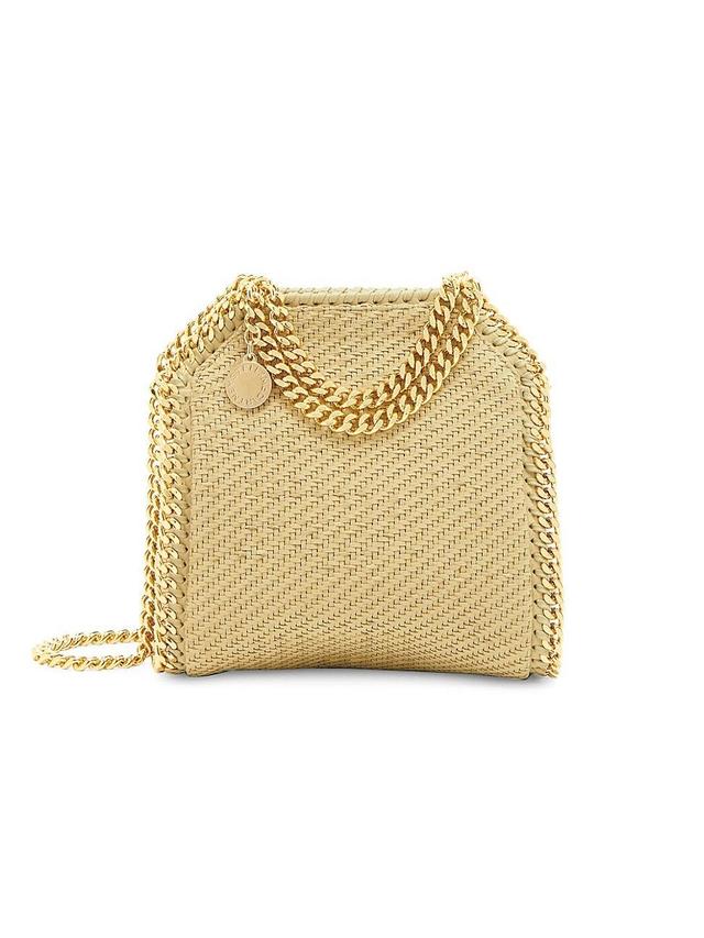 Womens Falabella Tiny Woven Tote Bag Product Image