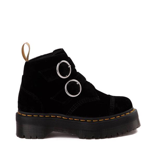 Womens Dr. Martens Devon Hearts Velvet Quad Boot Product Image