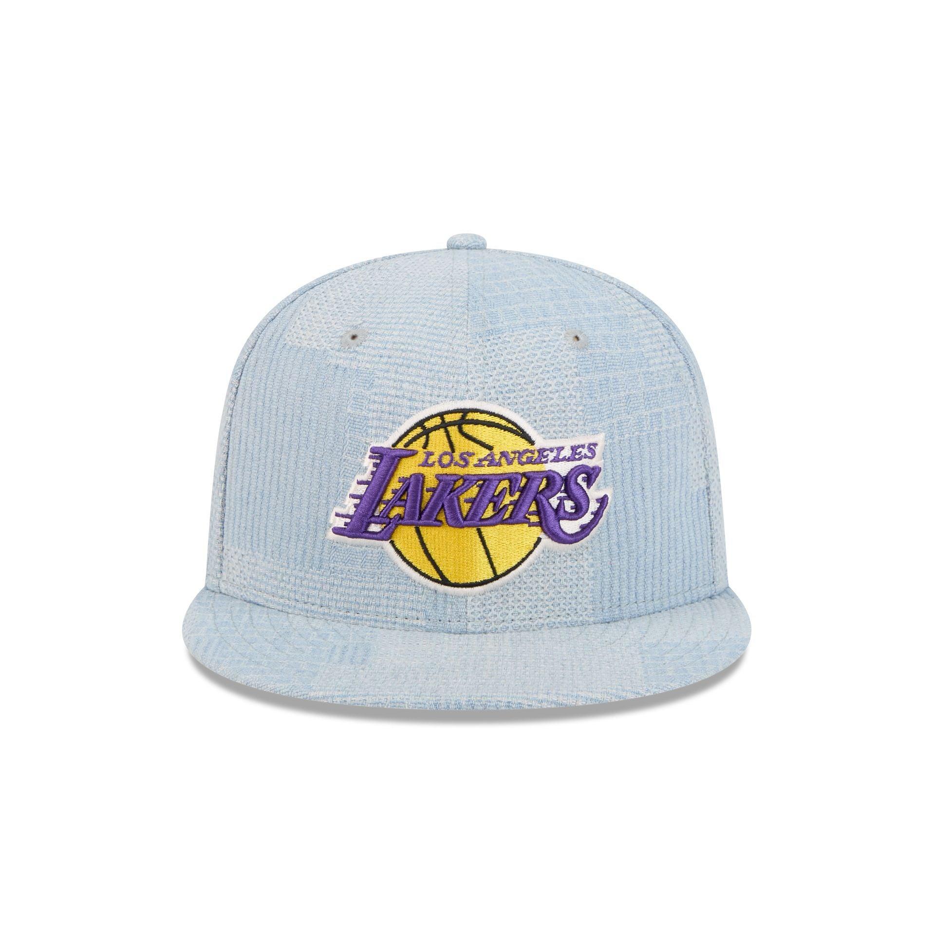 Los Angeles Lakers Denim Patchwork 9FIFTY Snapback Hat Male Product Image