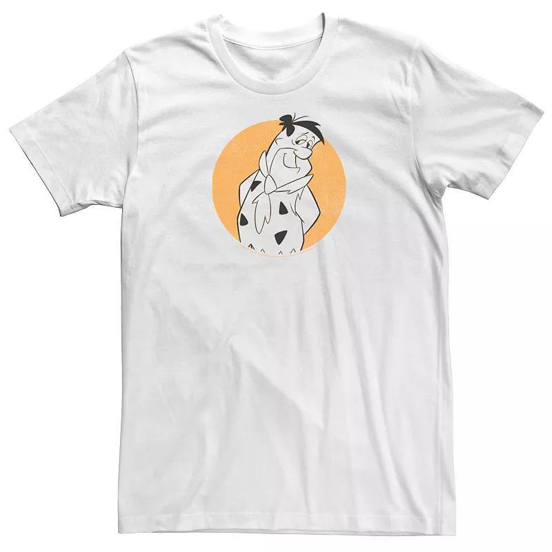 Mens The Flintstones Fred Circle Portrait Tee Product Image