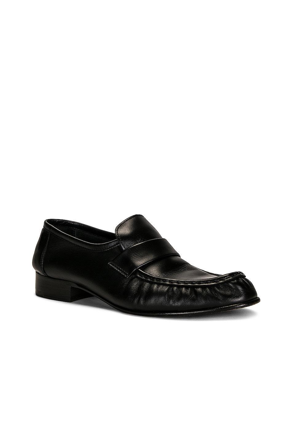 The Row - Women's Soft Leather Loafers - Brown - IT 38.5 - Moda Operandi Product Image