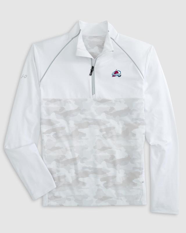 Colorado Avalanche Keiser Camo Mixed Media 1/4 Zip Product Image