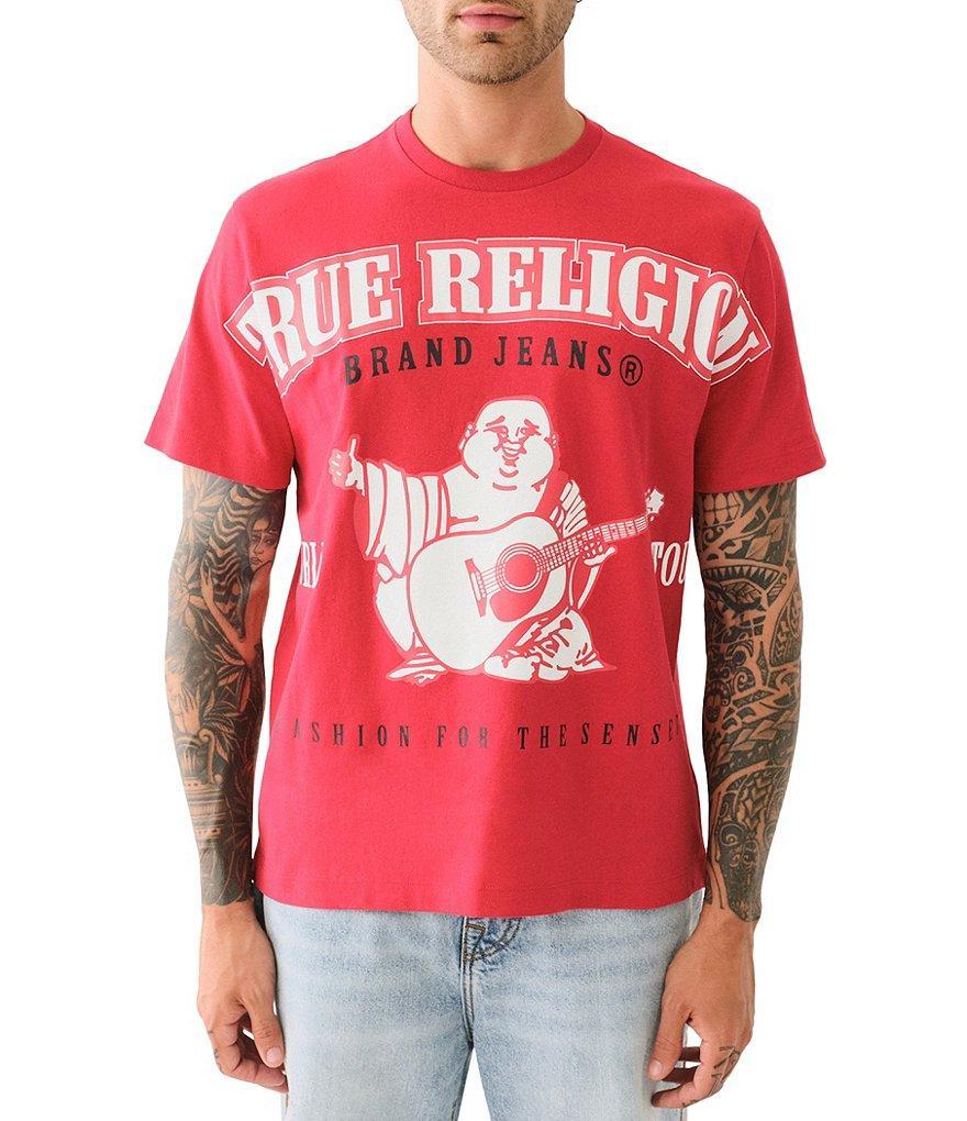 True Religion Short Sleeve Exaggerated Icon Graphic T-Shirt Product Image