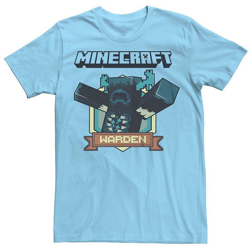 Mens Minecraft Warden Badge Graphic Tee Product Image