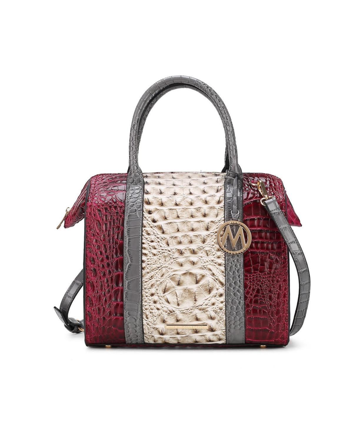 Mkf Collection Ember Faux Crocodile-Embossed Women s Satchel by Mia K Product Image