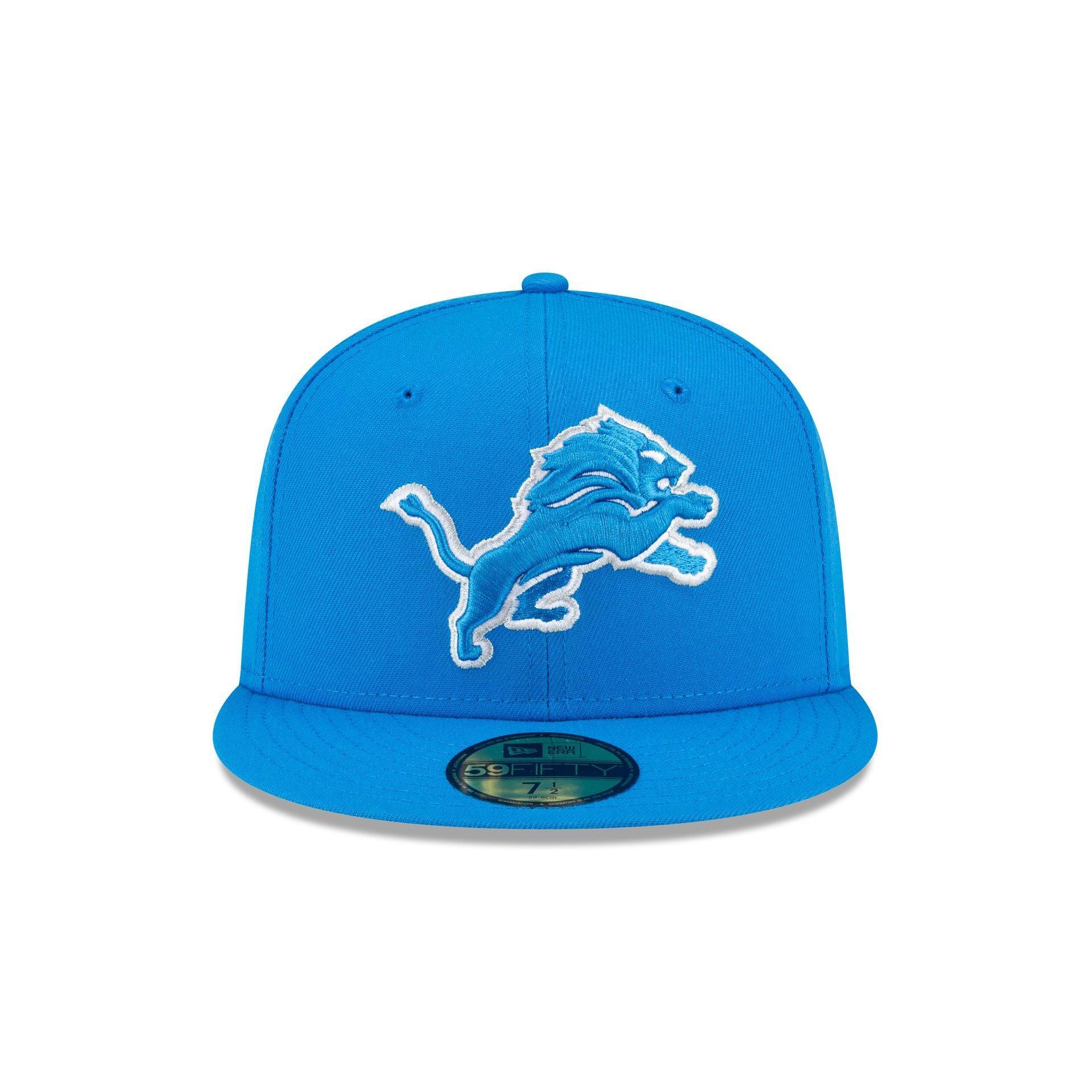 Detroit Lions Basic Blue 59FIFTY Fitted Hat Male Product Image