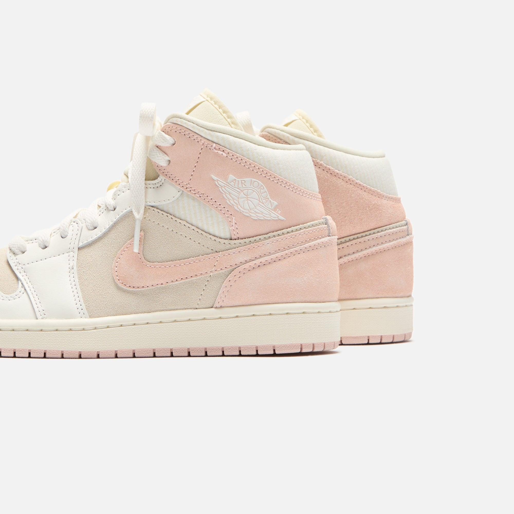 Jordan WMNS Air Jordan 1 Mid SE - Coconut Milk / Legend Female Product Image