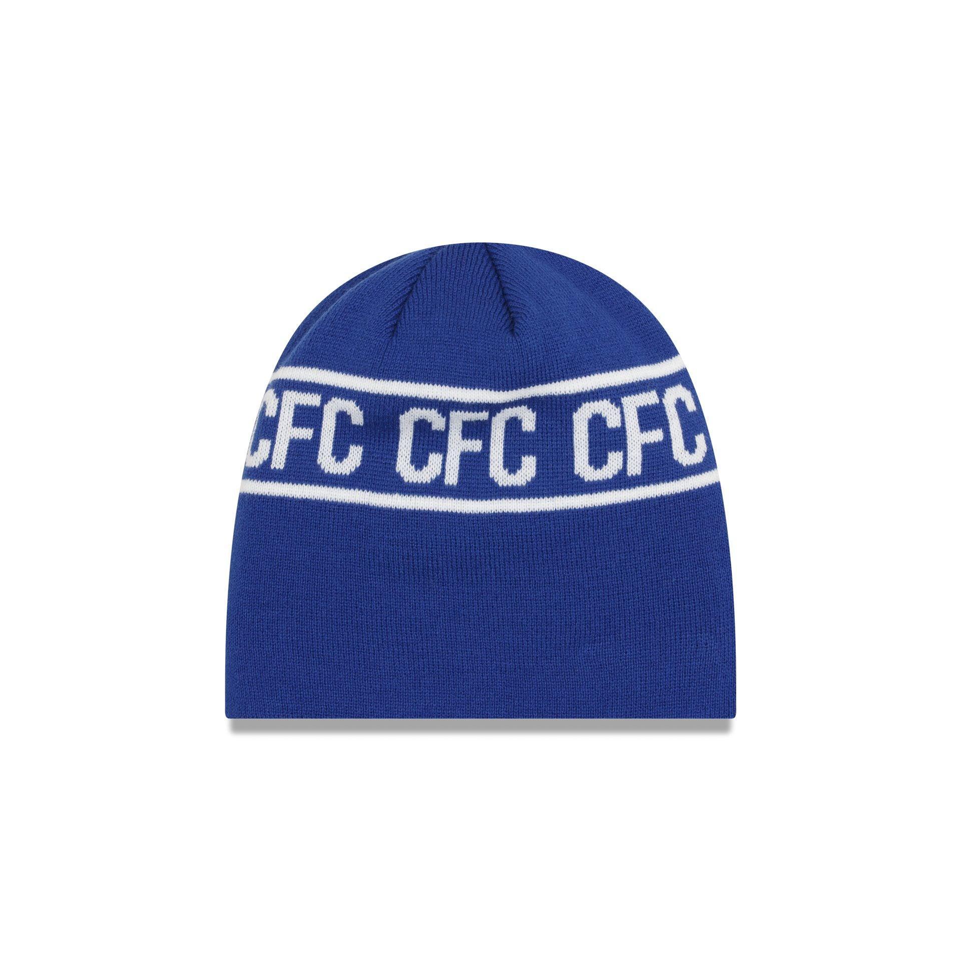 Chelsea FC Blue Skull Knit Hat Male Product Image