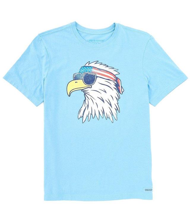 Life is Good Short Sleeve Patriotic Eagle Crusher-Lite™ Graphic T-Shirt Product Image