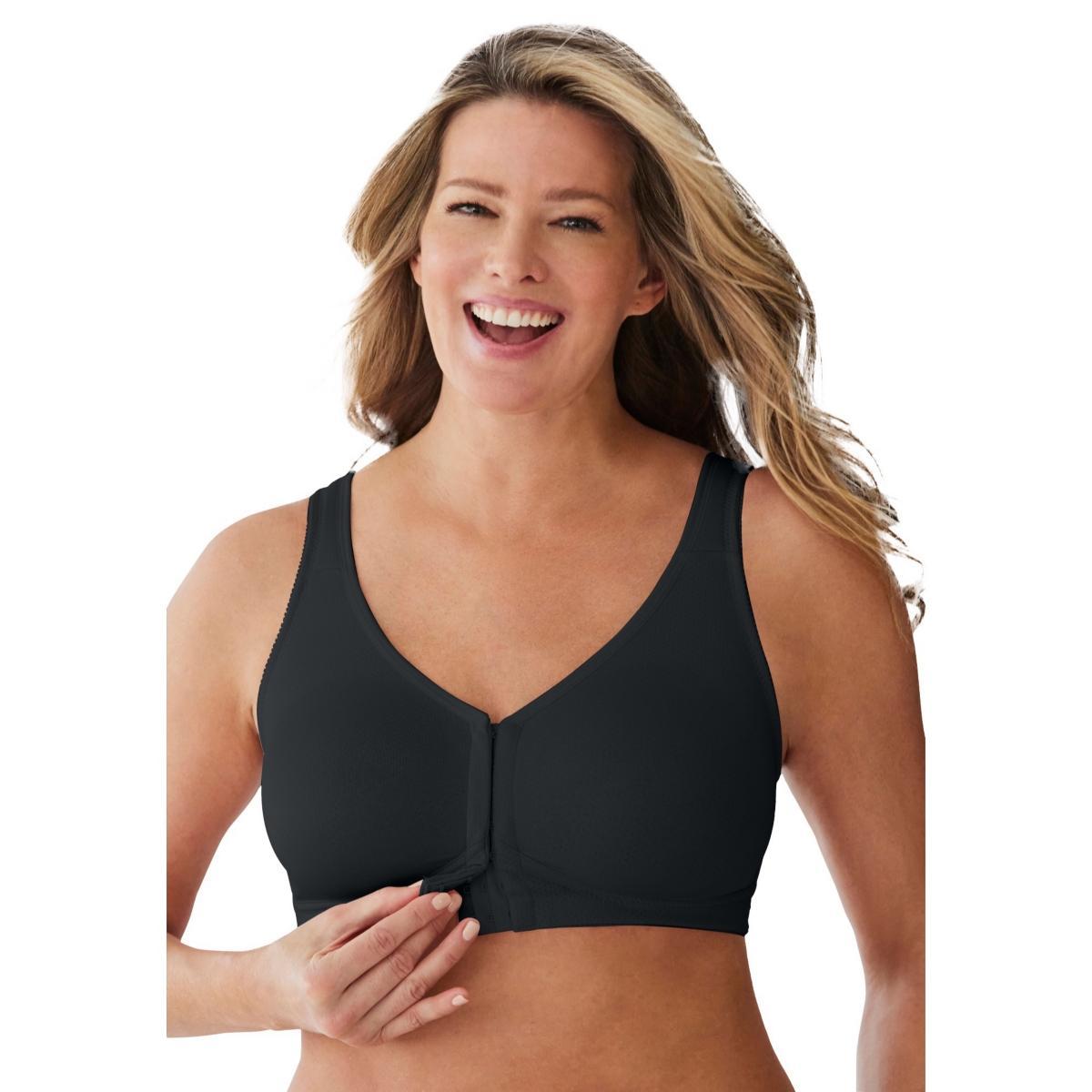 Comfort Choice Womens Front Hook Wireless Breathe Bra Product Image