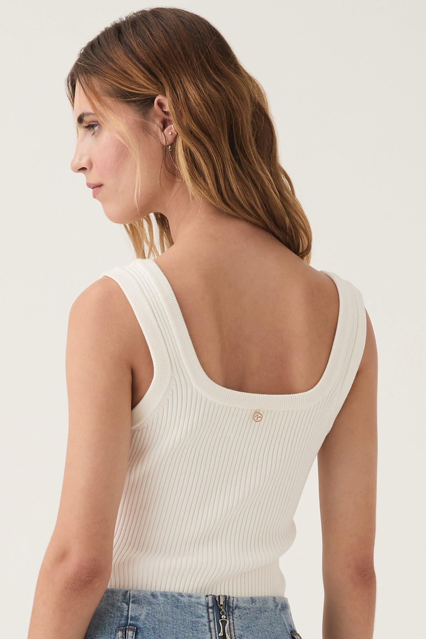 Bronte Scoop Neck Rib Tank Product Image