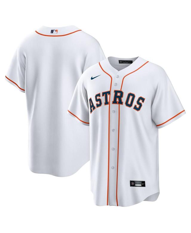 Nike Mens Houston Astros Official Blank Replica Jersey - White Product Image