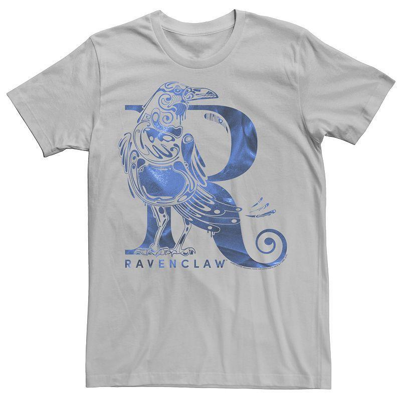 Mens Deathly Hallows 2 Ravenclaw Blue Swirl Logo Tee Product Image