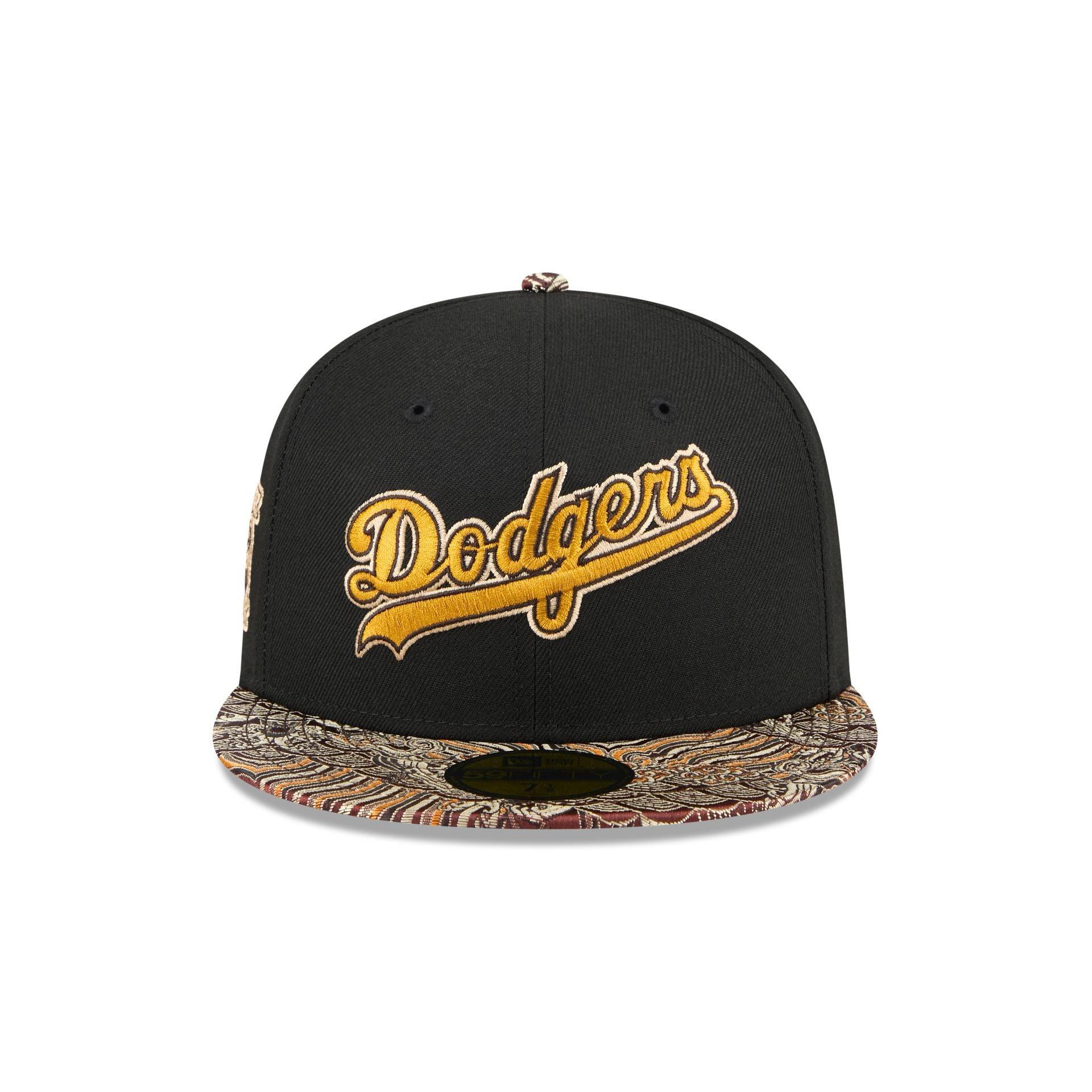 Just Caps Jacquard Visor Los Angeles Dodgers 59FIFTY Fitted Hat Male Product Image