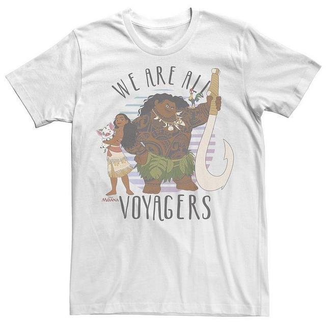 Big & Tall Disney Moana Pua Maui Hei Hei We Are All Voyagers Tee, Mens Product Image