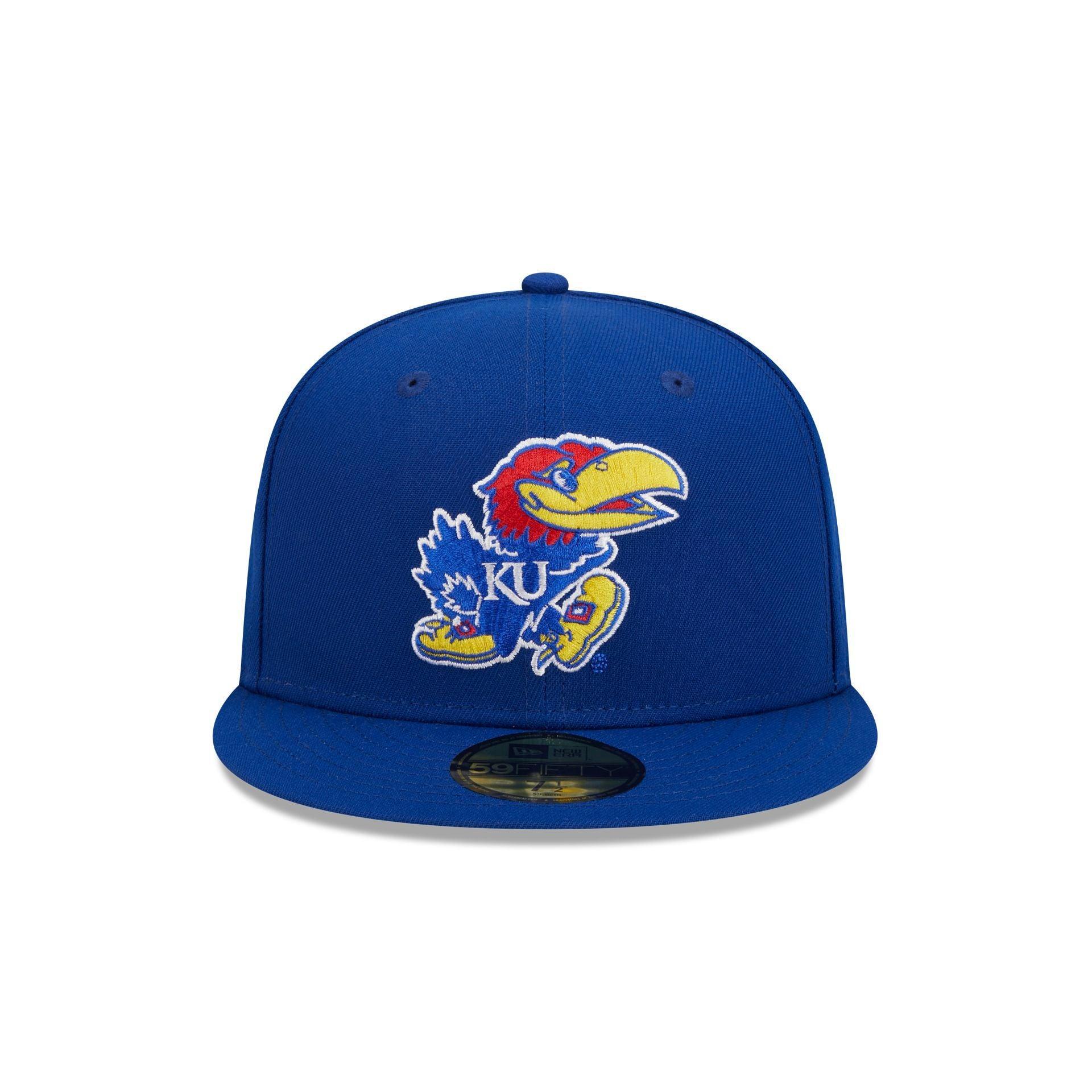 Kansas Jayhawks Blue 59FIFTY Fitted Hat Male Product Image