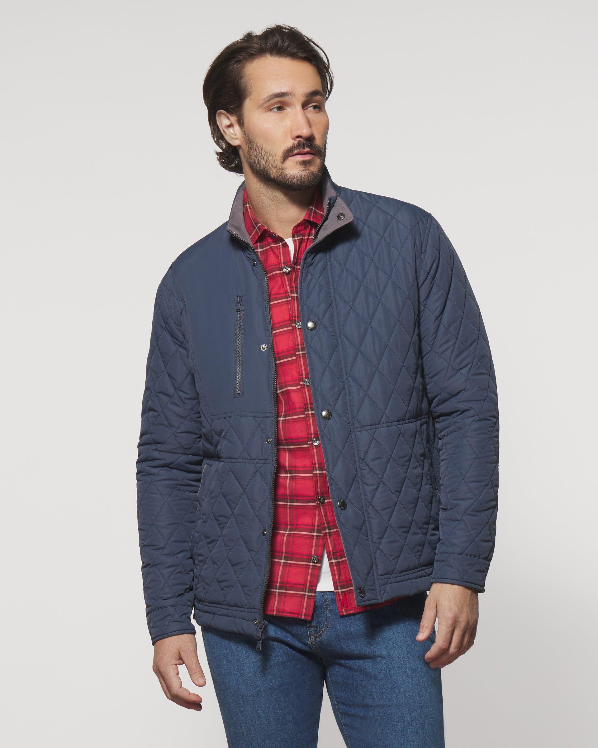 Juno Quilted Snap Jacket Male Product Image