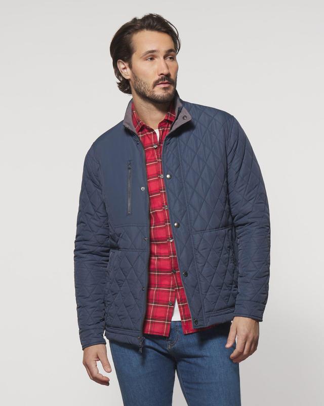 johnnie-O Juno Quilted Snap Jacket Product Image