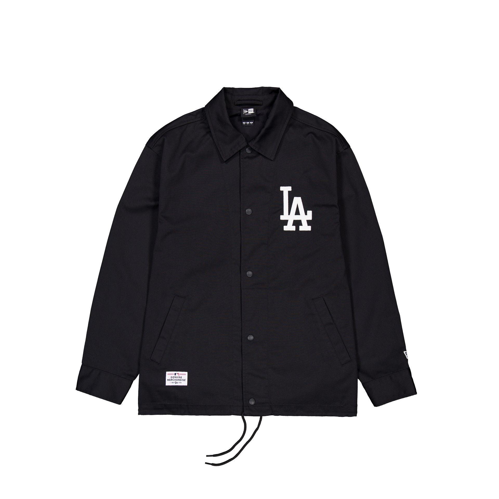 Los Angeles Dodgers Black Coach Jacket Male Product Image