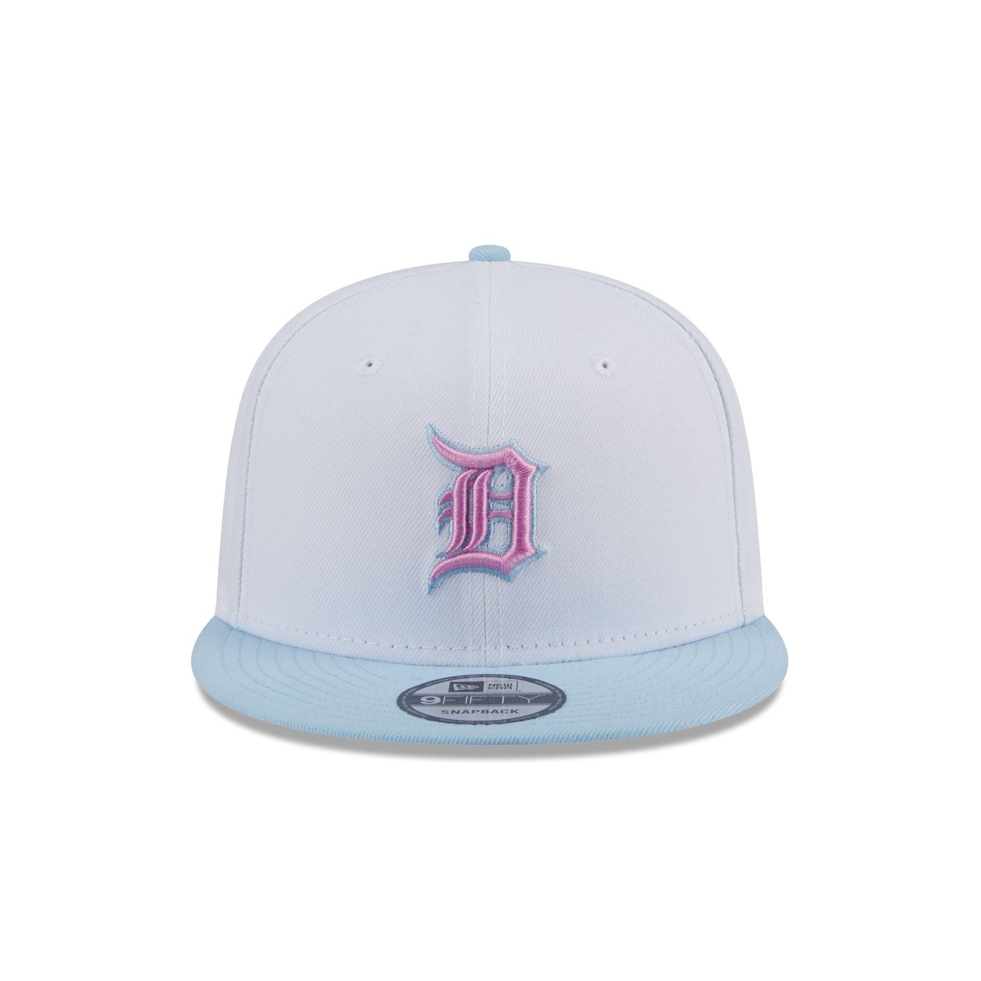 Detroit Tigers Color Pack White 9FIFTY Snapback Hat Male Product Image