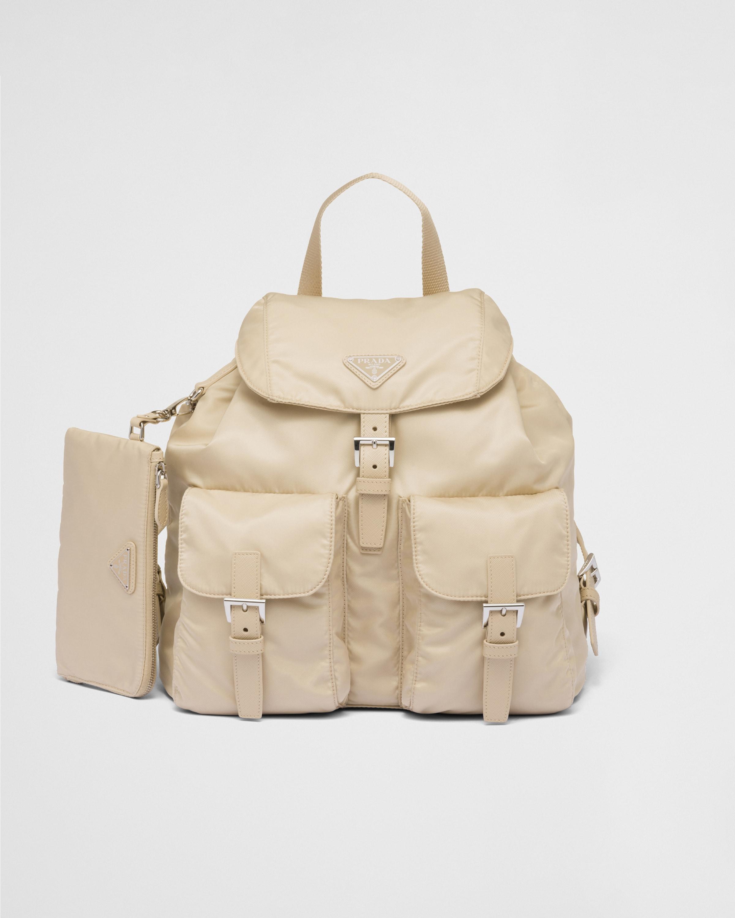 Re-Nylon medium backpack with pouch Product Image