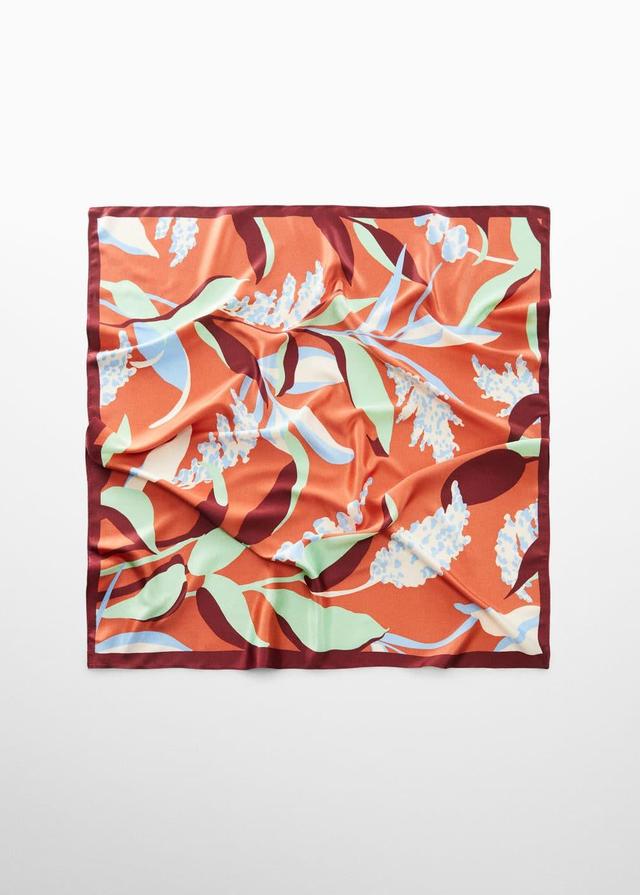 MANGO - Floral printed scarf - One size - Women Product Image