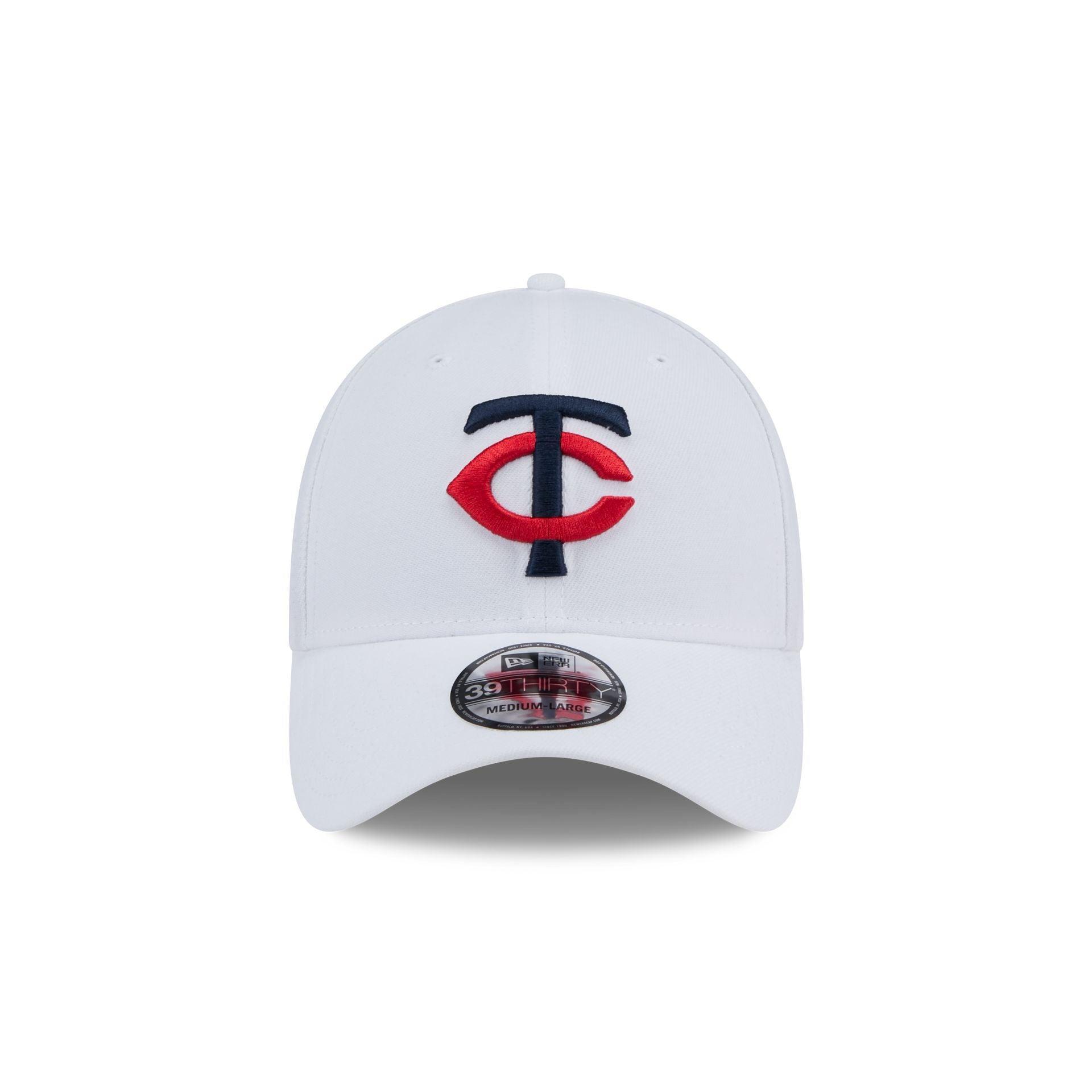 Minnesota Twins Optic White 39THIRTY Stretch Fit Hat Male Product Image