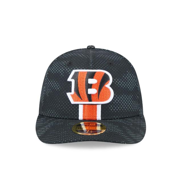 Cincinnati Bengals 2024 Sideline Low Profile 59FIFTY Fitted Hat Male Product Image