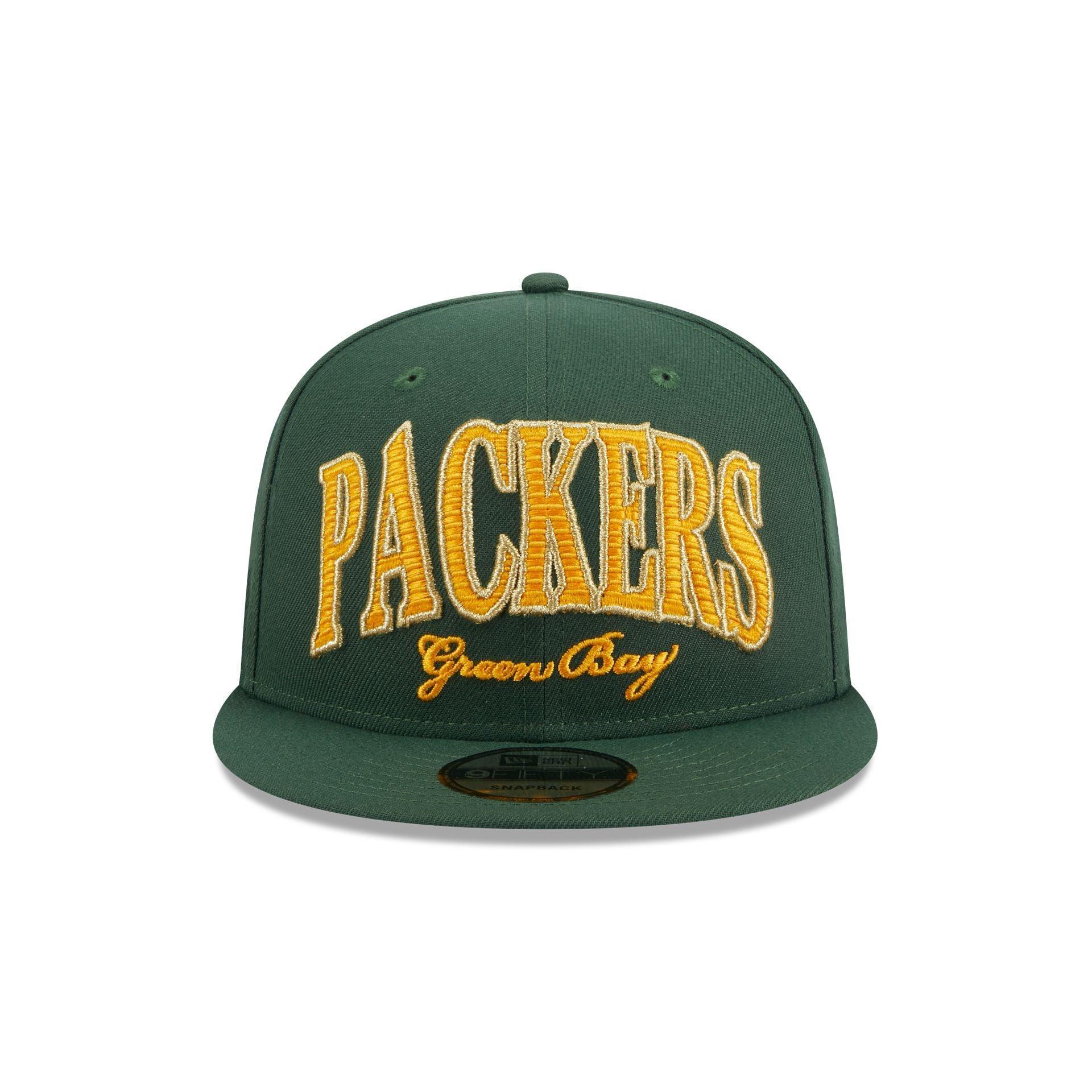 Green Bay Packers Throwback 9FIFTY Snapback Hat Male Product Image