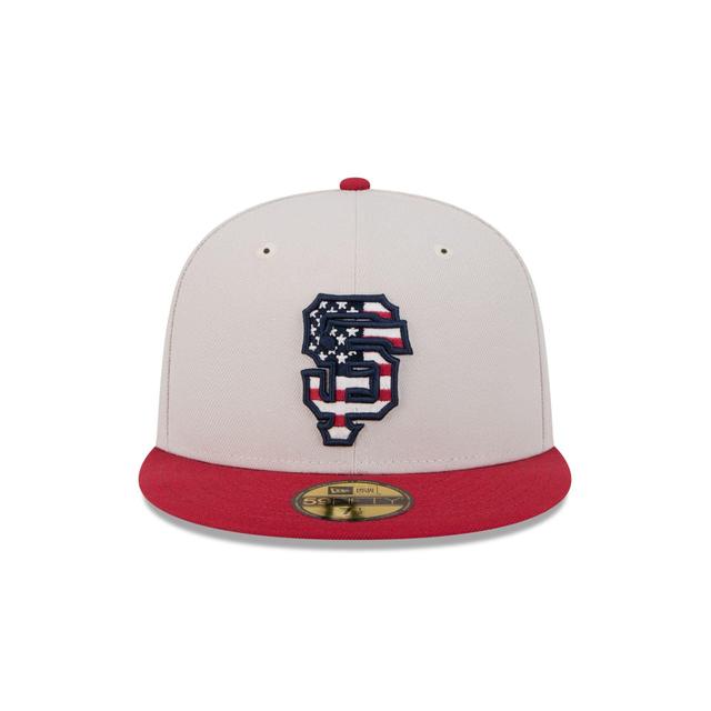 San Francisco Giants Independence Day 2024 59FIFTY Fitted Hat Male Product Image