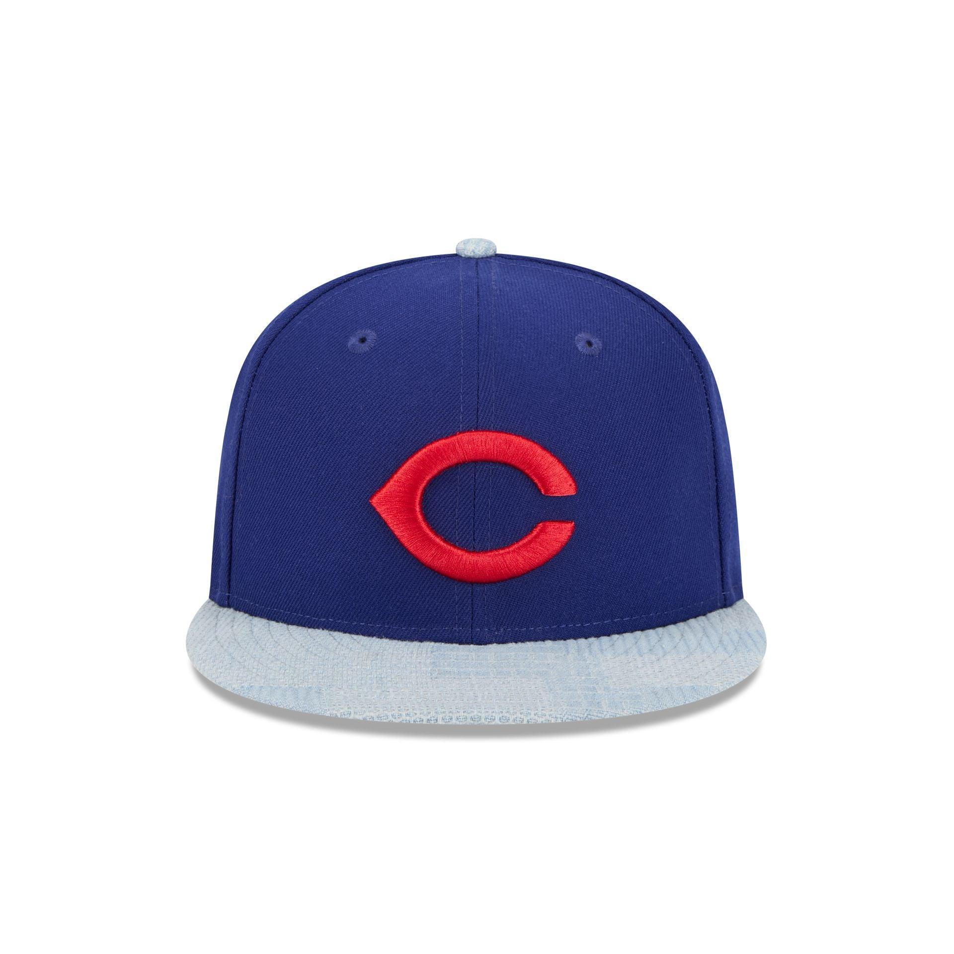 Chicago Cubs Patch Denim 59FIFTY Fitted Hat Male Product Image