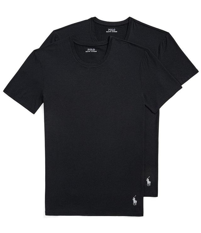 Polo Ralph Lauren Short Sleeve Crew Neck Undershirts 2-Pack Product Image