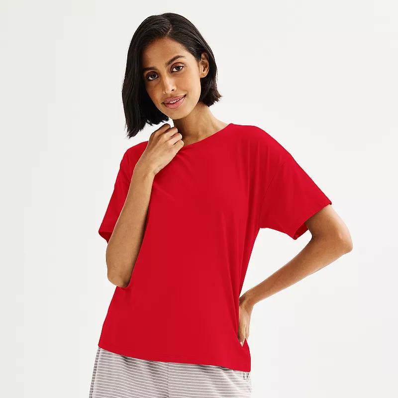 Womens Sonoma Goods For Life Cotton Modal Sleep Tee Product Image