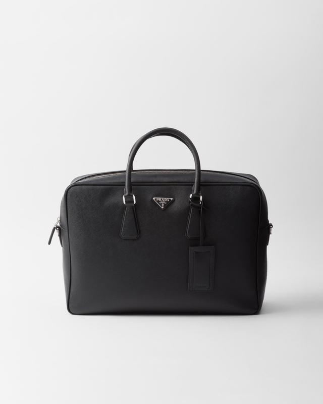 Saffiano leather briefcase Product Image