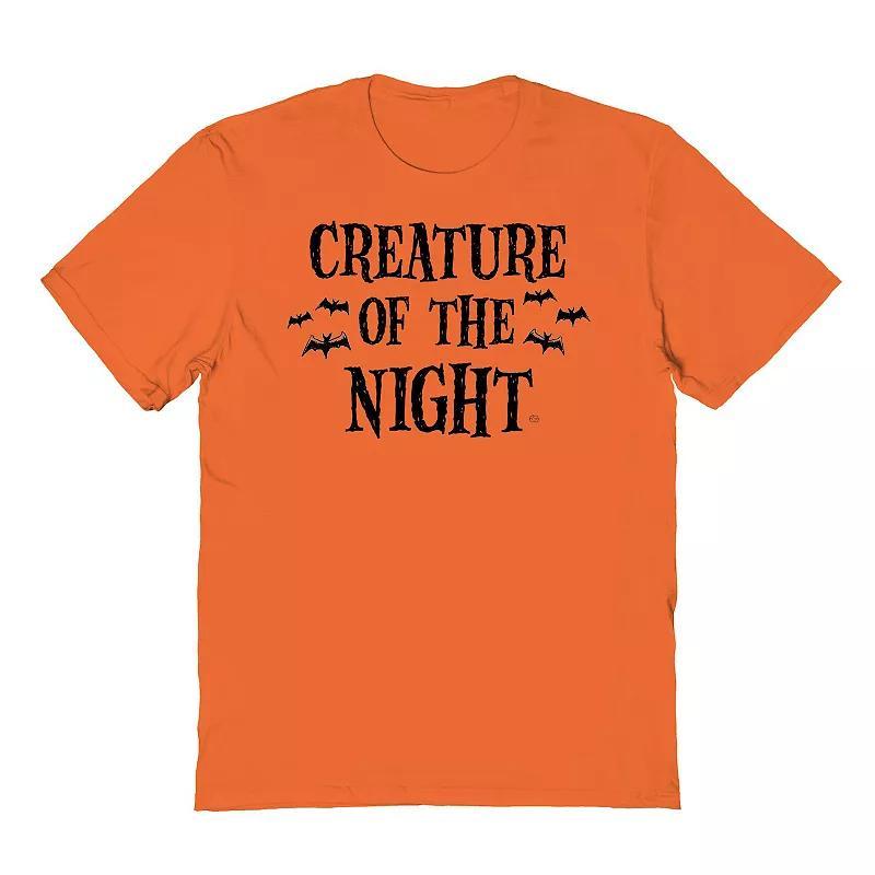 Mens Creature of the Night Halloween Graphic Tee Product Image