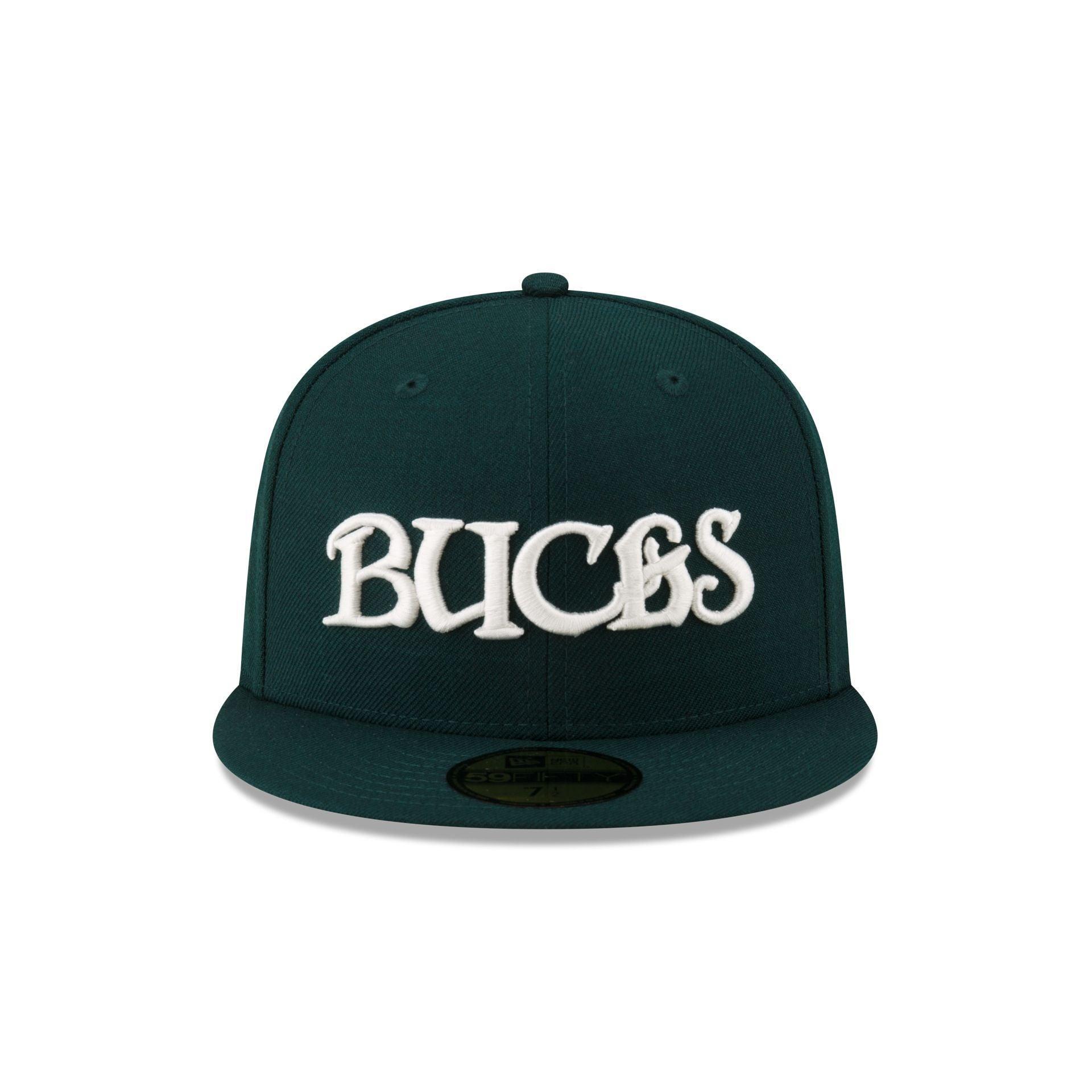 Just Caps Dark Green Wool Milwaukee Bucks 59FIFTY Fitted Hat Male Product Image