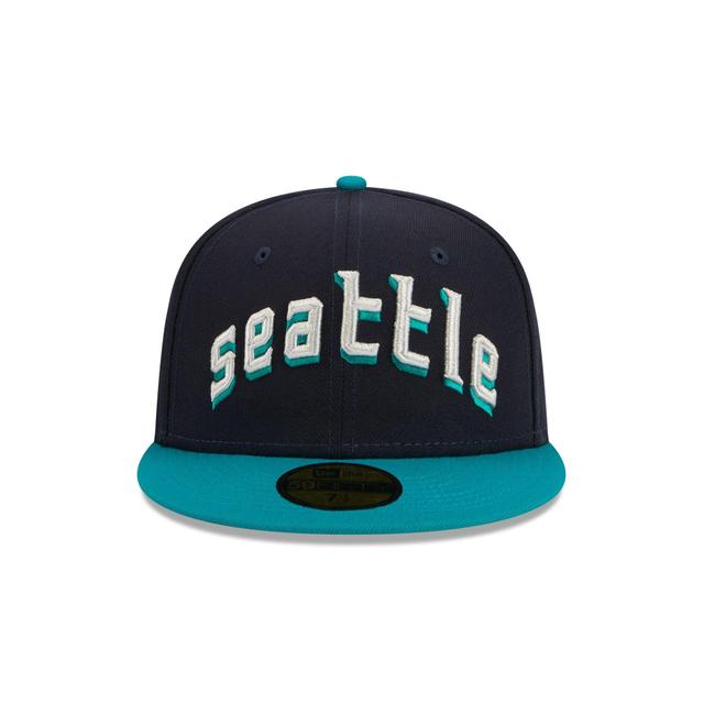 Seattle Mariners City Signature 59FIFTY Fitted Hat Male Product Image