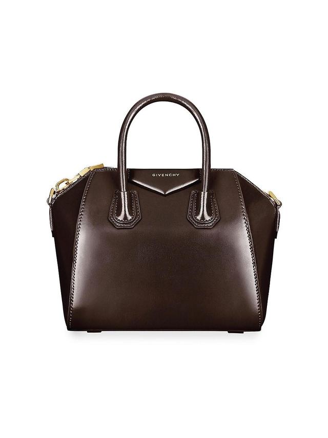 Womens Mini Antigona Bag in Box Leather Product Image