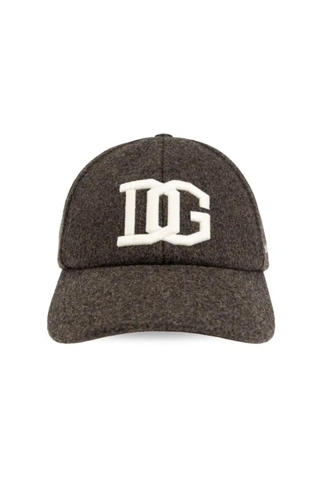 Logo Embroidered Baseball Cap In Grey Product Image