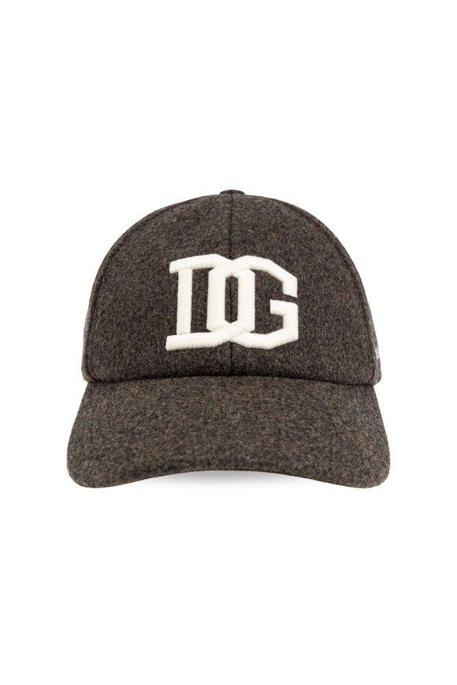 Logo Embroidered Baseball Cap In Grey Product Image