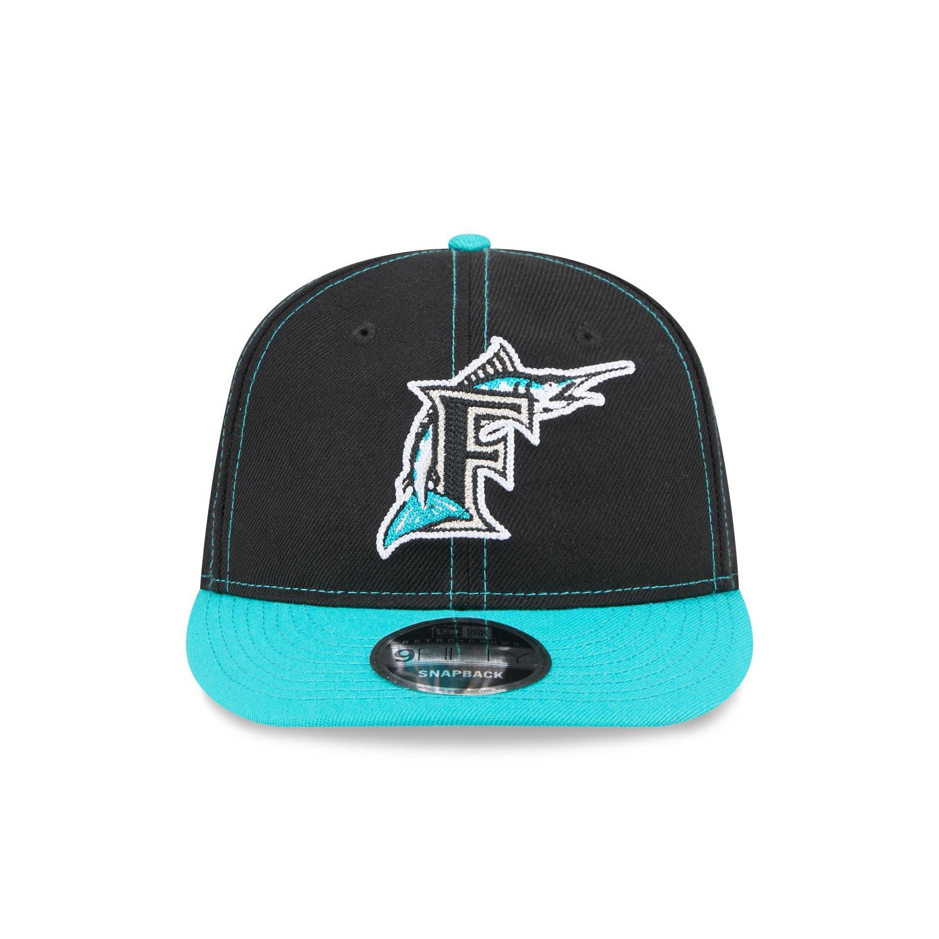 Miami Marlins Thunder Crown Retro Crown 9FIFTY Snapback Hat Male Product Image