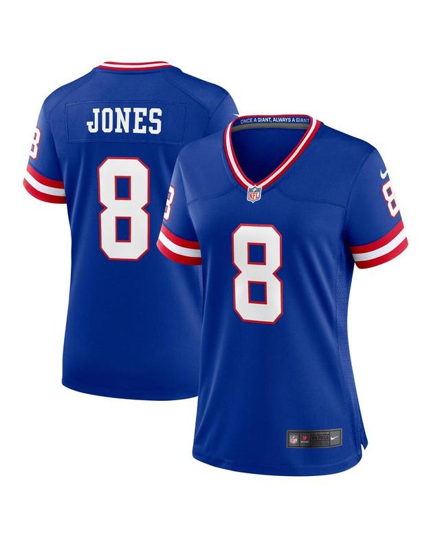 Nike Womens Daniel Jones New York Giants Classic Player Game Jersey - Royal Product Image