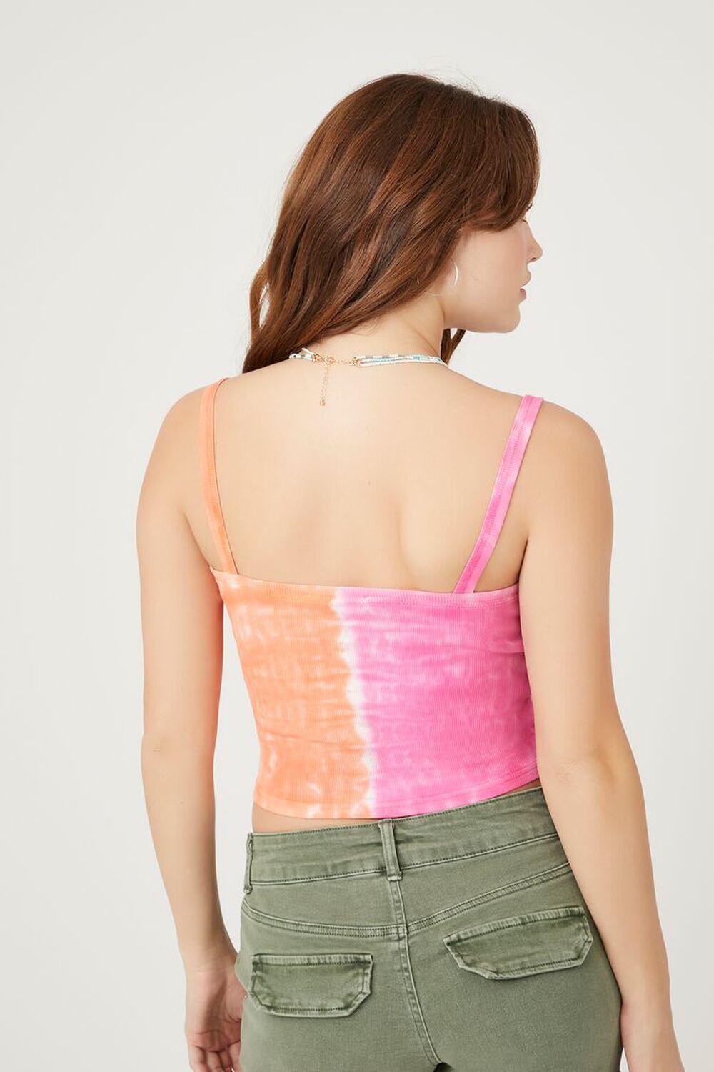 Rib-Knit Tie-Dye Cami | Forever 21 Product Image