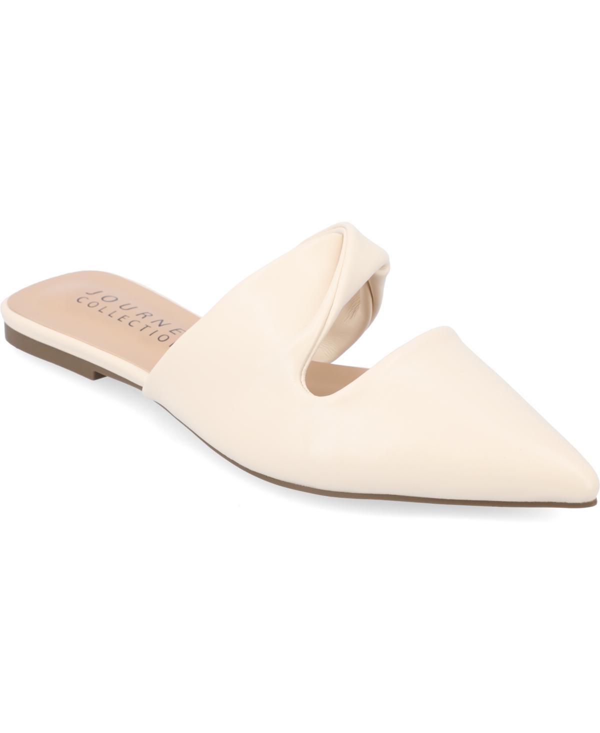 Journee Collection Womens Enniss Twist Pointed Toe Flats Product Image