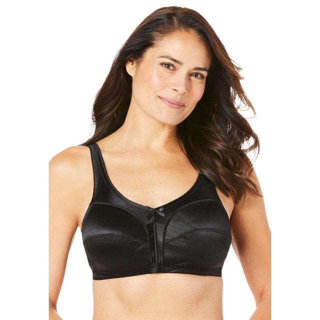 Comfort Choice Womens Satin Wireless Comfort Bra Product Image