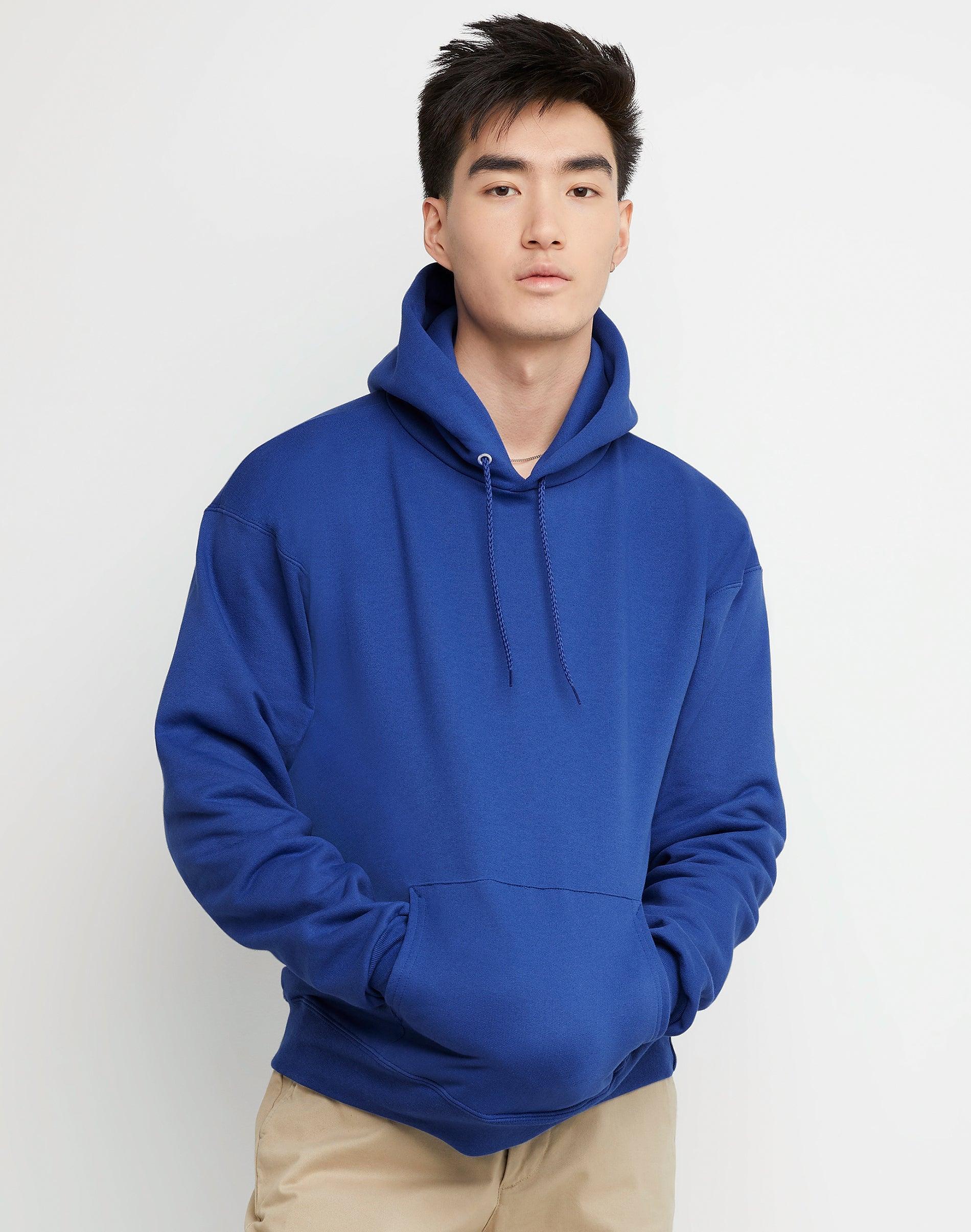 Hanes Ultimate Mens Heavyweight Fleece Hoodie Deep Royal 3XL Product Image