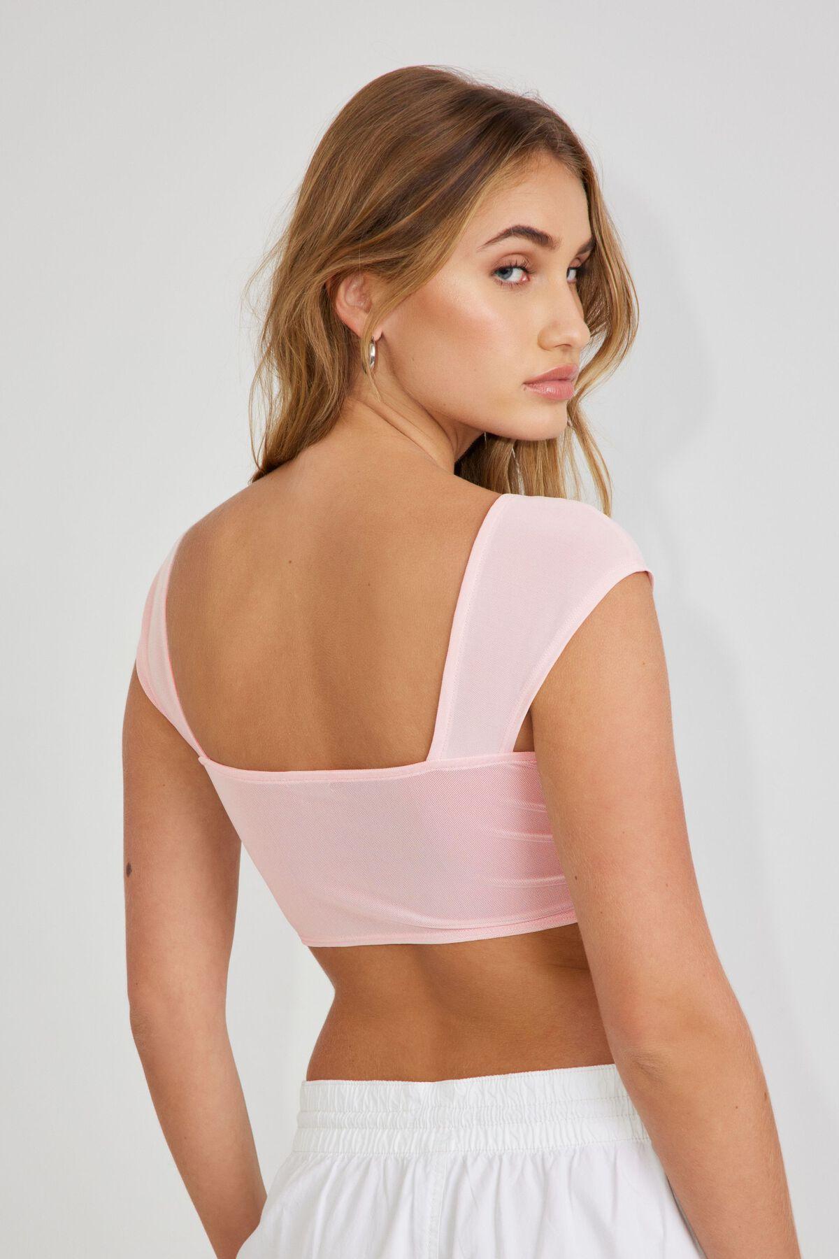 Micro Wrap Crop Top Product Image