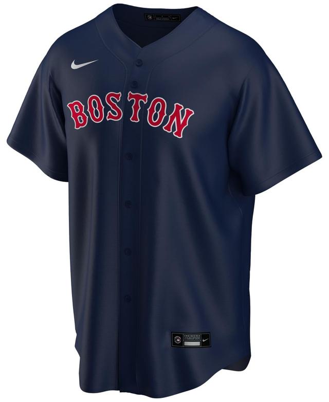 Nike Mens Boston Red Sox Official Blank Replica Jersey - Navy Product Image