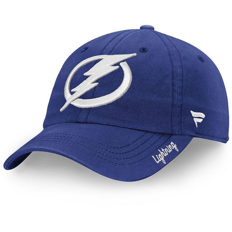 Womens Fanatics Branded Blue Tampa Bay Lightning Core Primary Logo Adjustable Hat Product Image