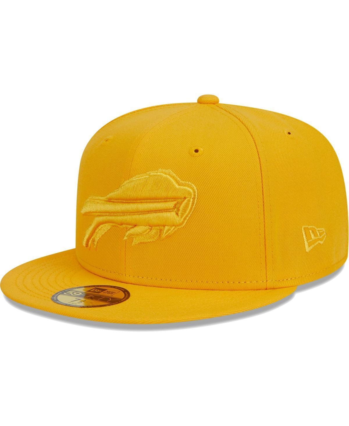 Mens New Era Gold Buffalo Bills Color Pack 59FIFTY Fitted Hat Product Image